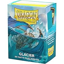 Dragon Shield Dual Matte Glacier (100) : Amazon.co.uk: Toys & Games